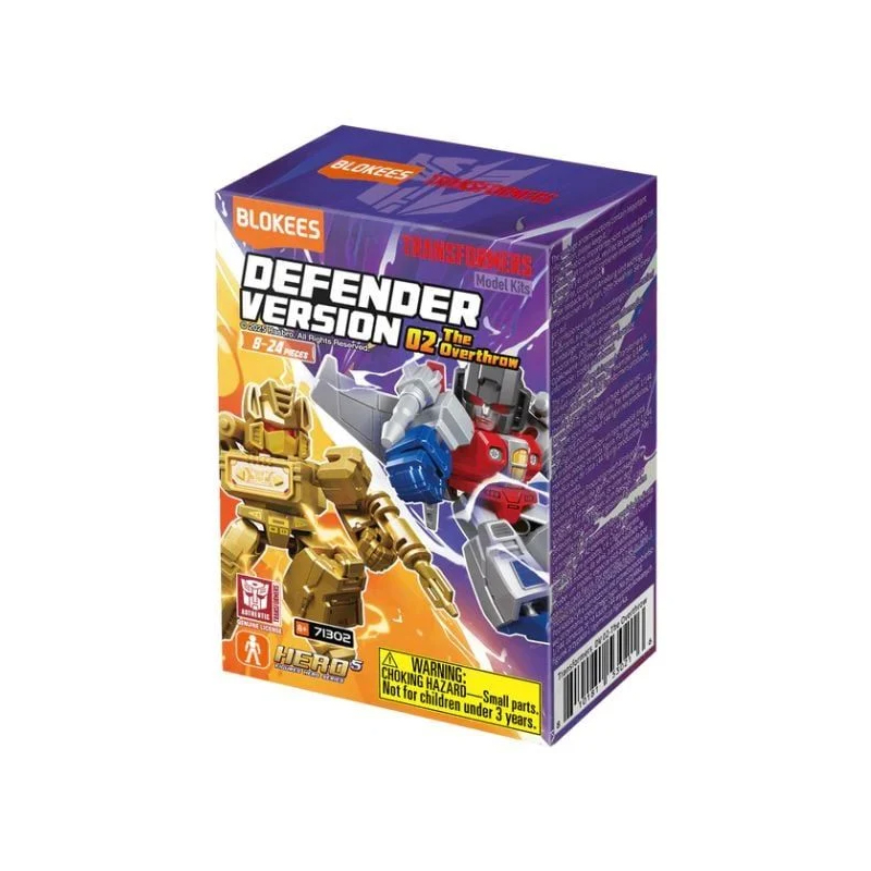 Transformers Blokees Defender Version 02 The Overthrow Asst 12pcs