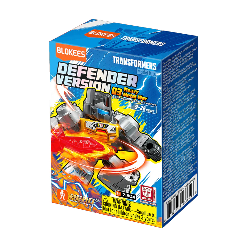 Transformers Blokees Defender Version 03 Heavy Metal War Asst 12pcs