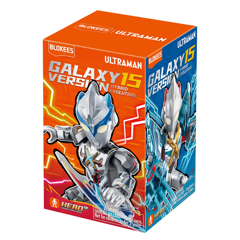 Ultraman Blokees Galaxy Version 15 Hybrid Evolution asst 9pcs
