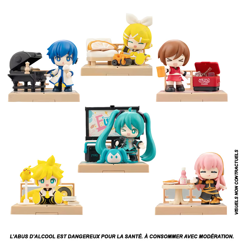 Hatsune Miku  Blokees Vb01 Series Terrace Party Asst 6pcs