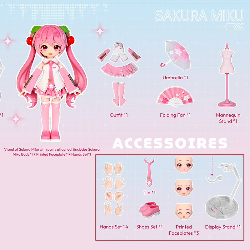 Hatsune Miku Blokees Daalamode Series Sakura Miku