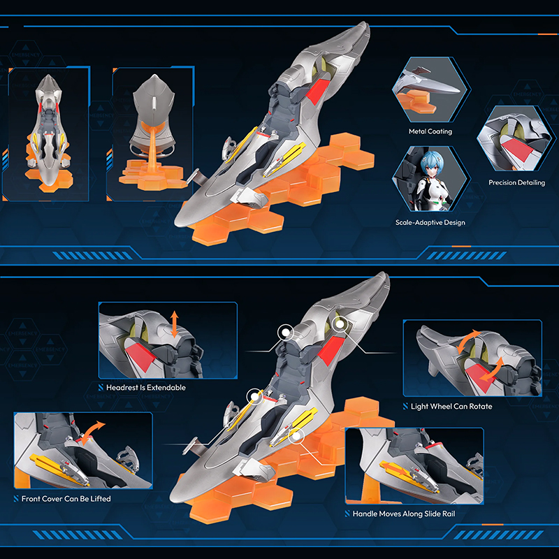 Evangelion Blokees Fantastics Series FFEX01 Rei  Entry Plug Interior