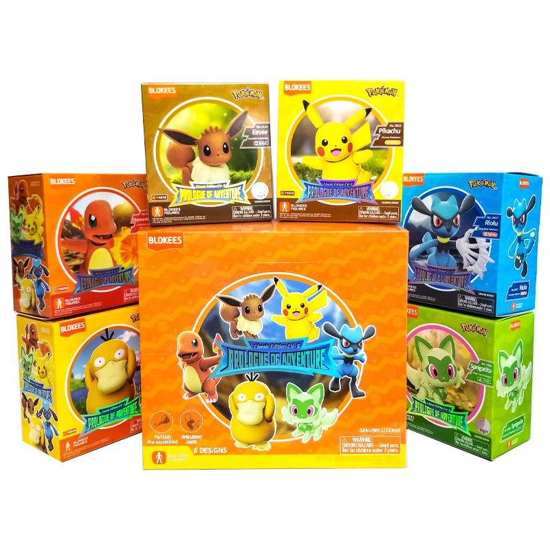 Pokemon Blokees Classic Edition CV-S Boite De 6pcs