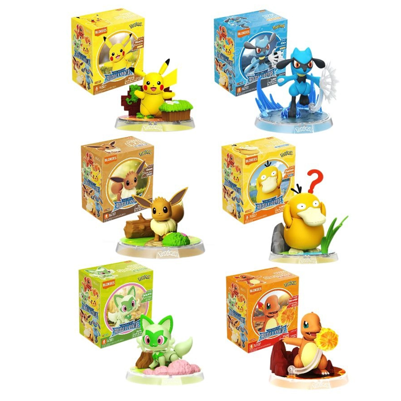 Pokemon Blokees Classic Edition CV-S Boite De 6pcs