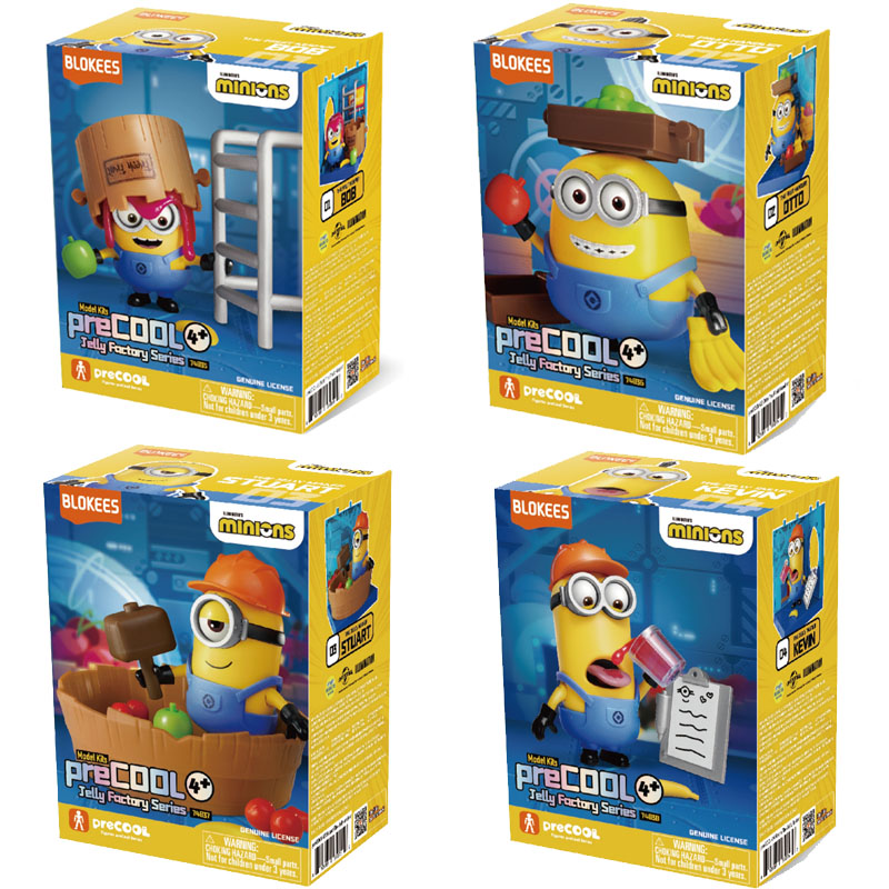 Minions Blokees Figure Vol 1 Asst 8pcs
