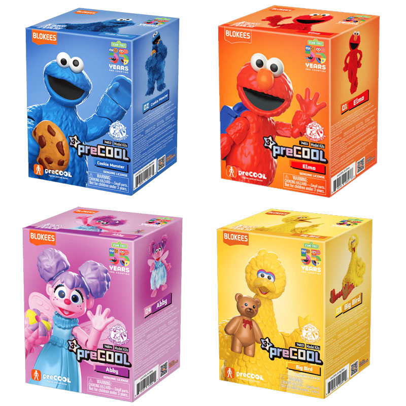 Sesame Street Blokees Figure Vol1 Asst 8pcs