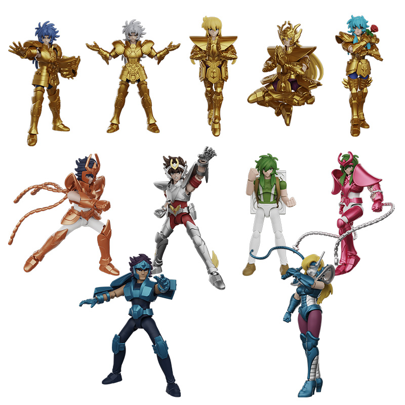 Saint Seiya Blokees Galaxy Version 04 Asst 9pcs Gold Zodiac