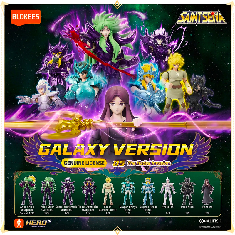 Saint Seiya Blokees Galaxy Version Vol 5 Hades Invasion Asst 9pcs