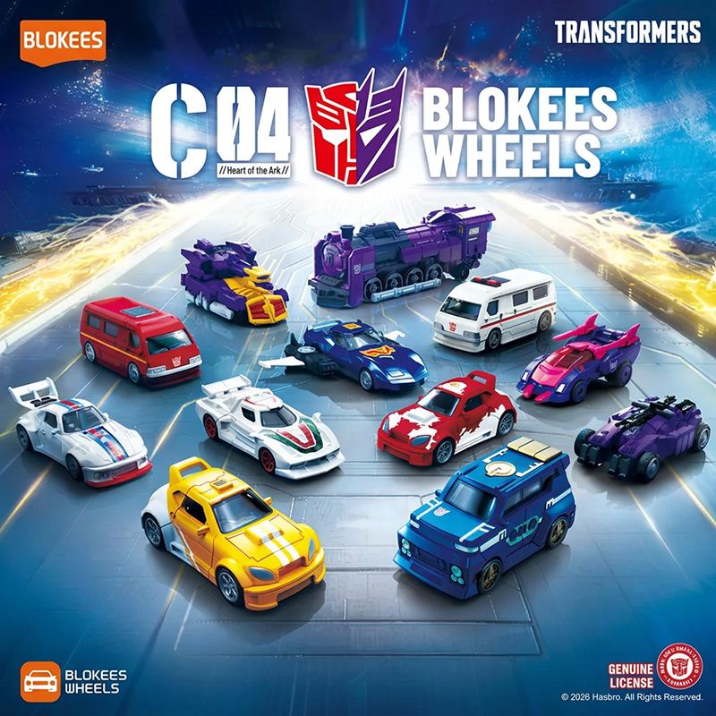 Transformers Blokees Wheels C04 Heart Of The Ark Asst 12pcs