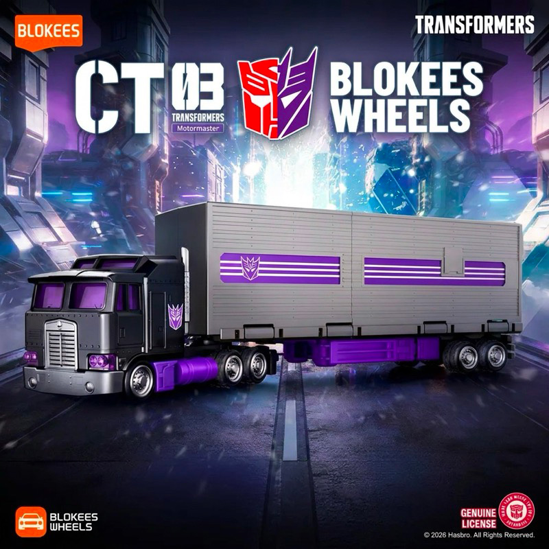Transformers Blokees Wheels Ct03 Motormaster