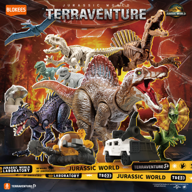Jurassic World Blokees Terraventure Ts03 Asst 12pcs