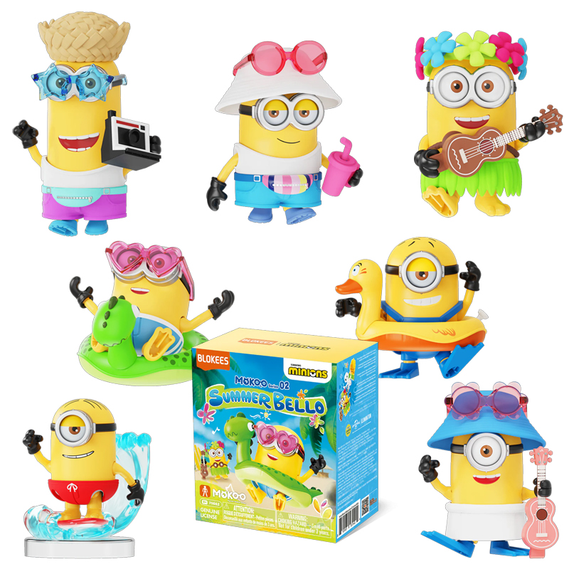 Minions Blokees Mokoo Series 02 Minions-N-Disguise Asst 6pcs