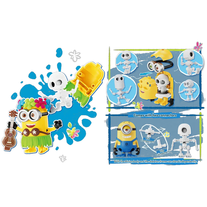 Minions Blokees Mokoo Series 02 Minions-N-Disguise Asst 6pcs