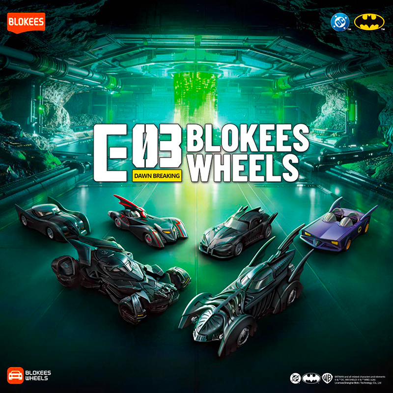 Dc Blokees Wheels Batman E03 Dawn Breaking Asst 6pcs