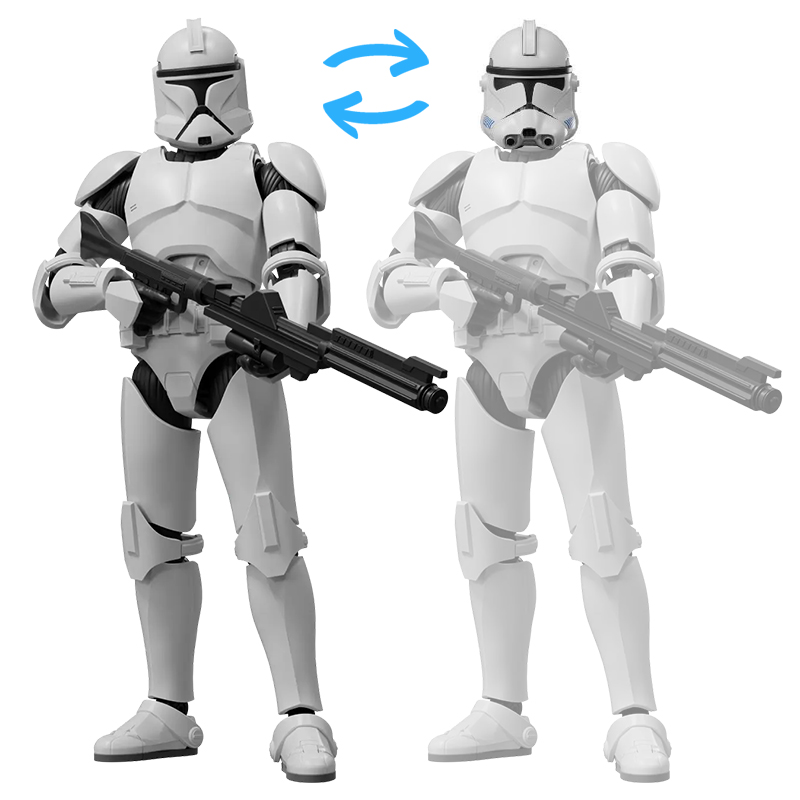 Star Wars Blokees Champion Class 07 Clone Trooper Attack Of The Clones