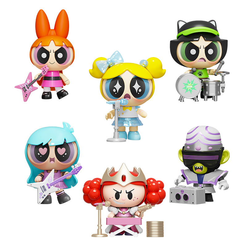 The Powerpuff Girls Super Nanas Blokees Mokoo Series 01 Asst 9pcs