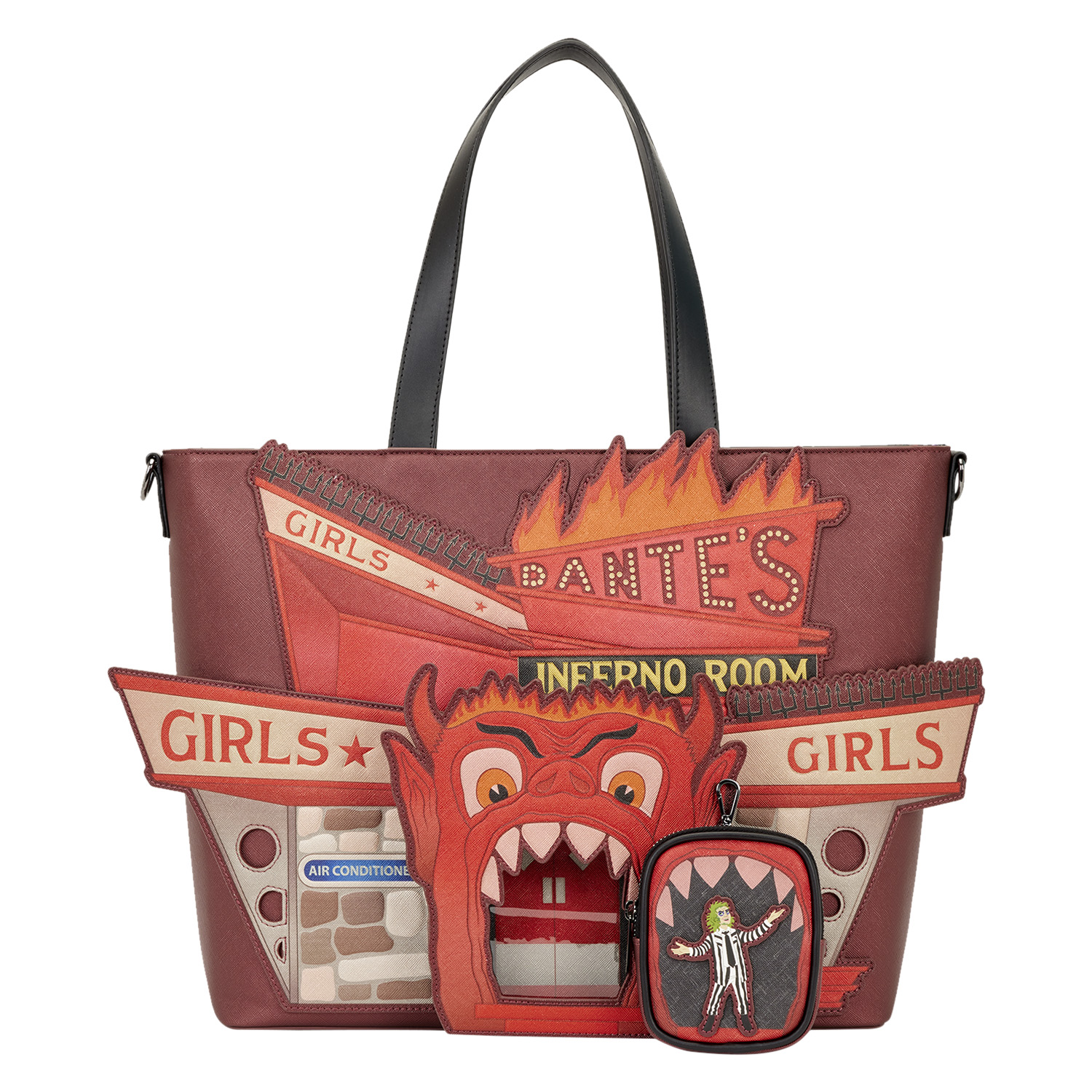 Beetlejuice Loungefly Sac A Main Tissu Tote Bag