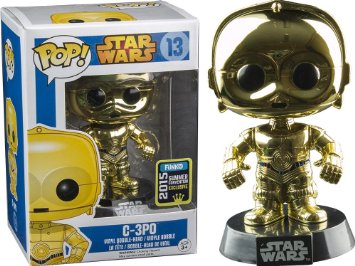 SW Pop C3PO Gold SDCC 2015 Funko Exclusive