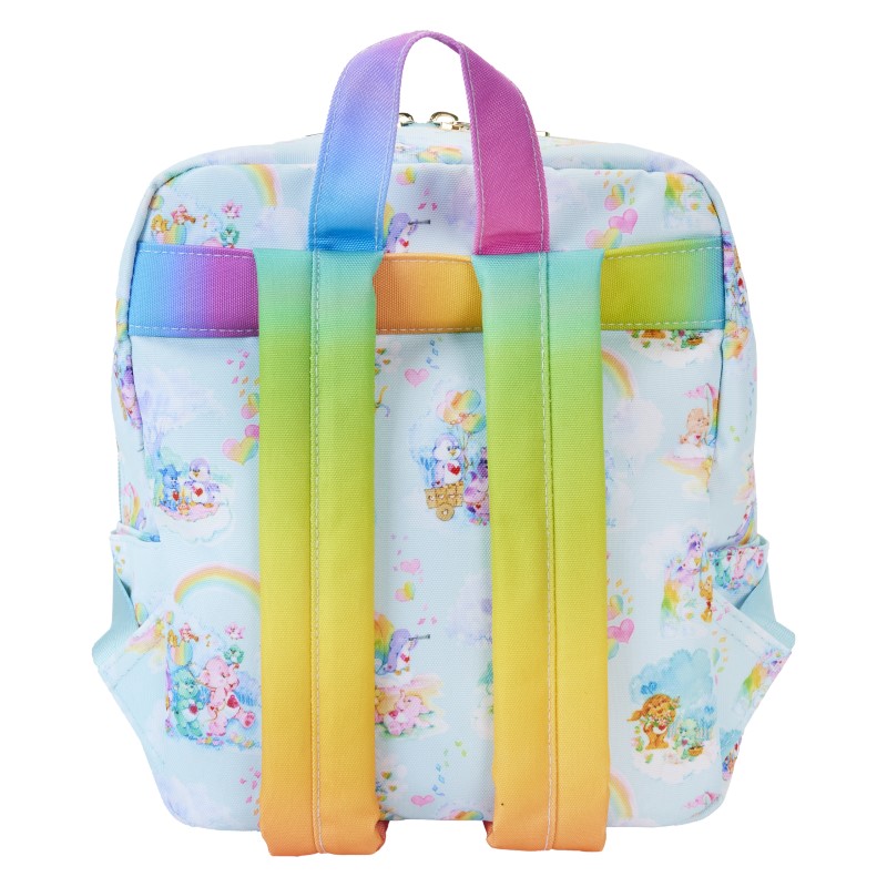 Carebears Bisounours Loungefly Mini Sac A Dos Nylon Cousins Aop 