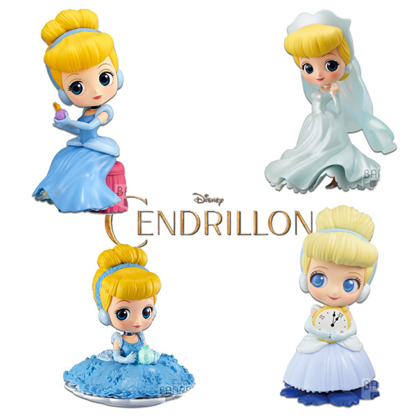  Disney Q Posket Cendrillon Collection Pack