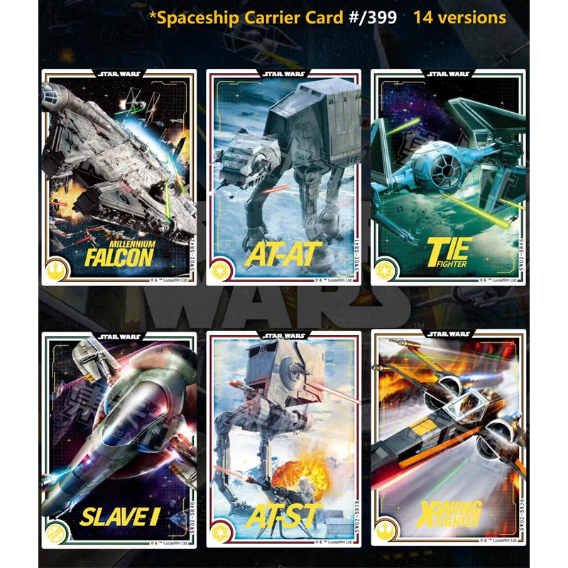 Star Wars Cardfun Deluxe Edition Boite 4 Boosters 10 Cartes