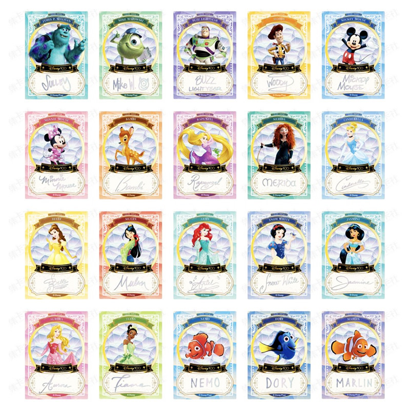 Disney Cardfun D100 Carnival Deluxe Edition Boite 10 Boosters 4 Cartes