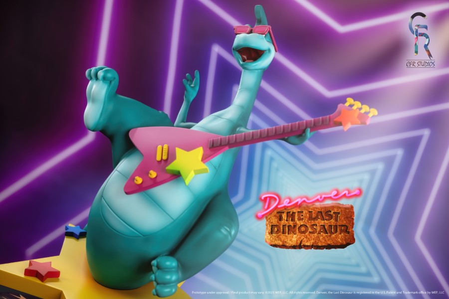 Denver Le Dernier Dinosaure Statue 1/10 Denver Rockstar 25cm