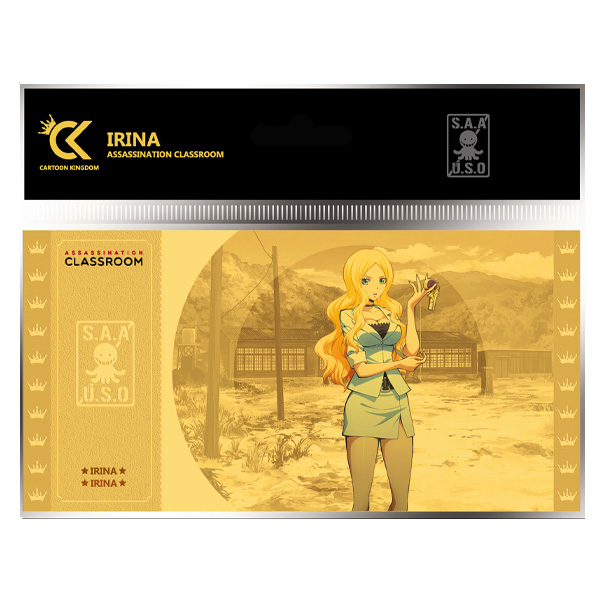 Assassination Classroom Golden Ticket Col.2 Irina Lot X10