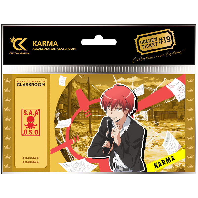 Assassination Classroom Golden Ticket V2 Karma