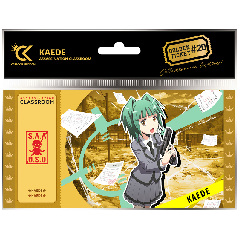 Assassination Classroom Golden Ticket V2 Kaede