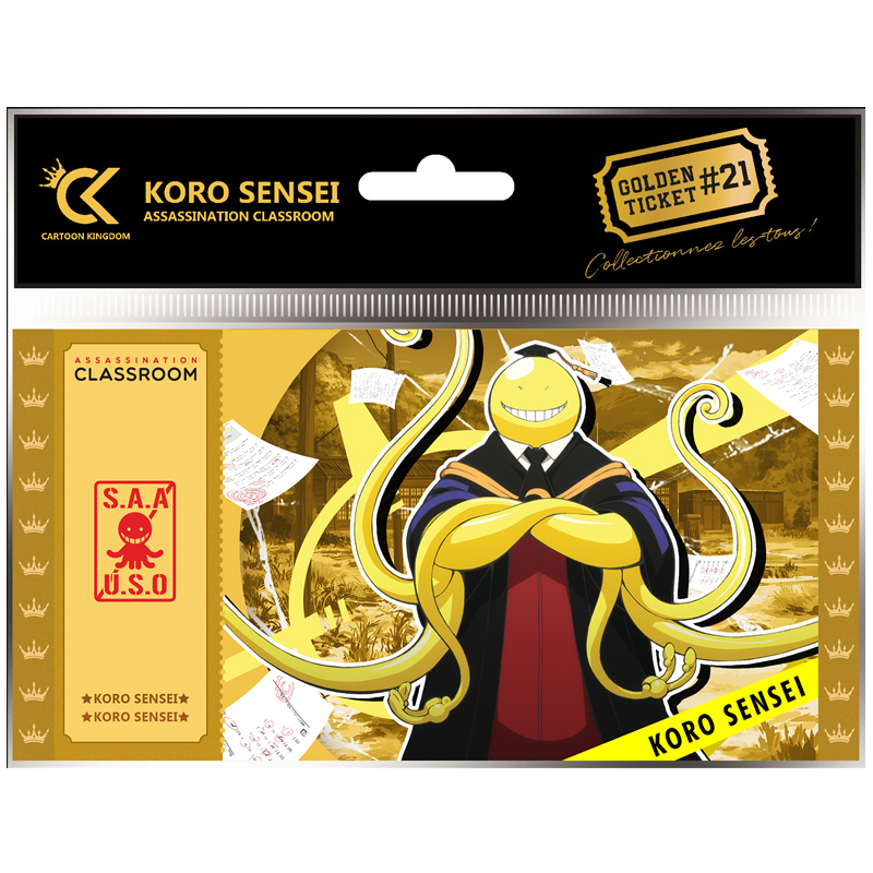 Assassination Classroom Golden Ticket V2 Koro Sensei