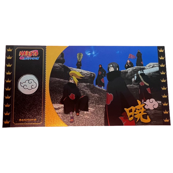 Naruto Shippuden Black Ticket Col 01 Akatsuki Lot X10