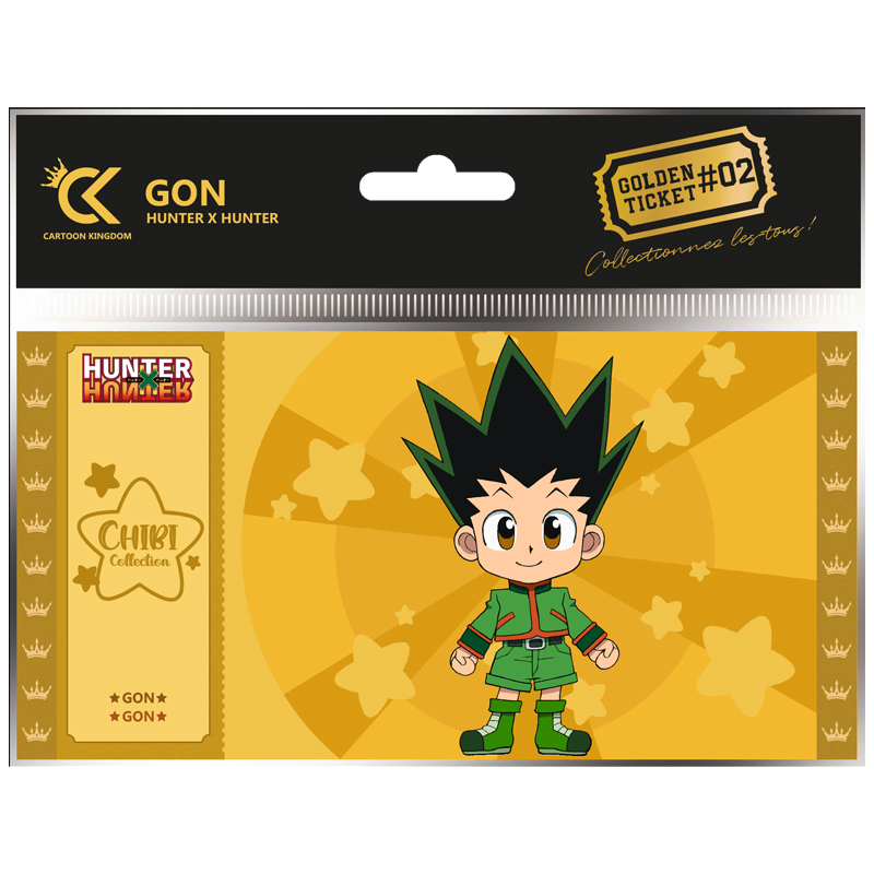 Hunter X Hunter Gon Chibi Collection Golden Ticket Lotx10