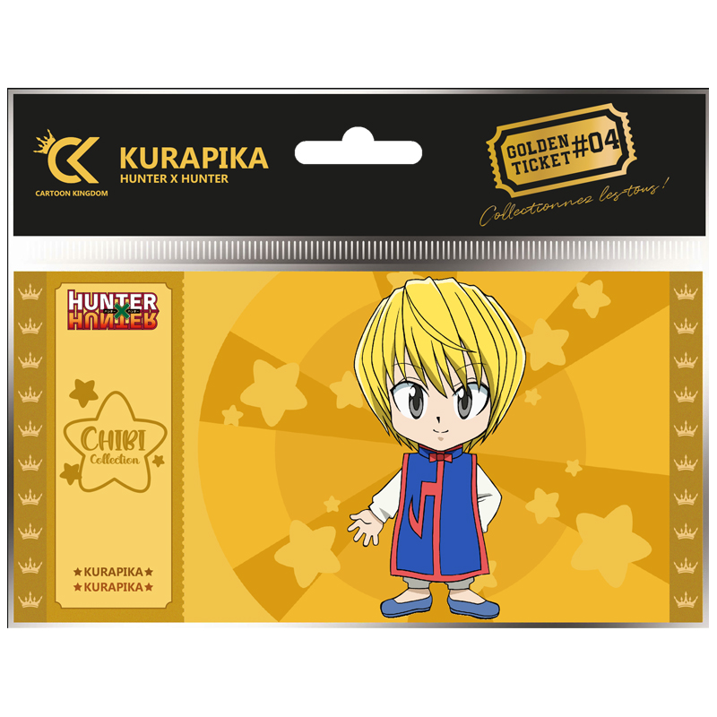 Hunter X Hunter Kurapika Chibi Collection Golden Ticket Lotx10