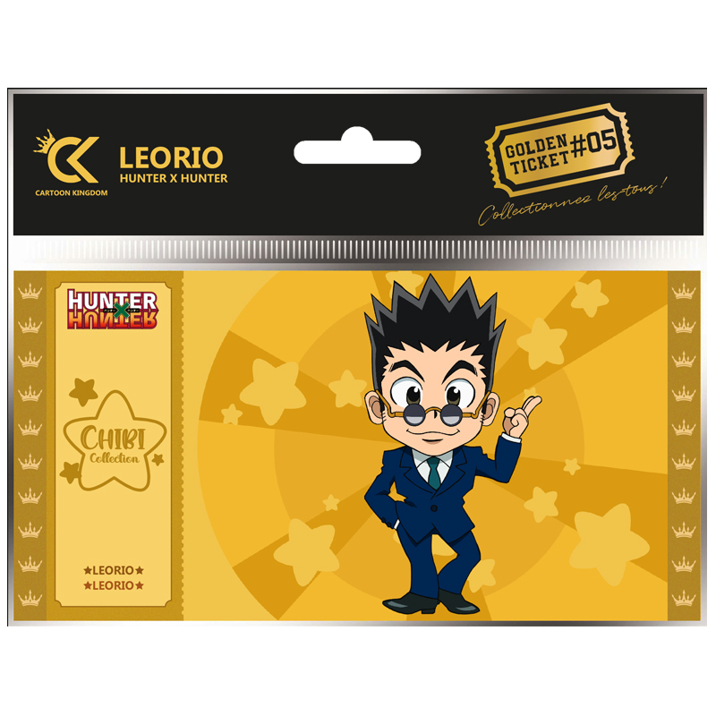 Hunter X Hunter Leolio Chibi Collection Golden Ticket Lotx10