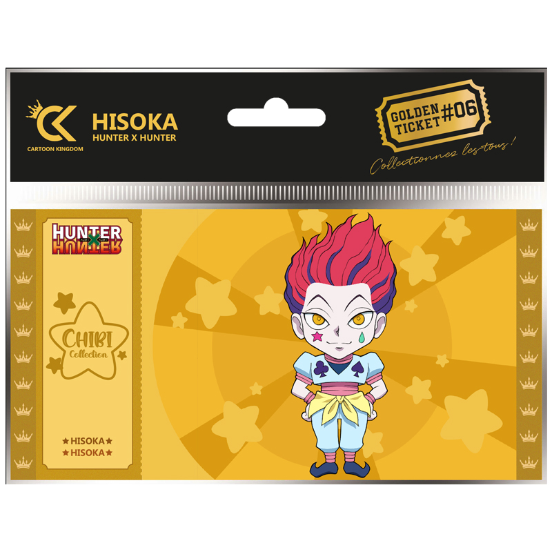 Hunter X Hunter Hisoka Chibi Collection Golden Ticket Lotx10