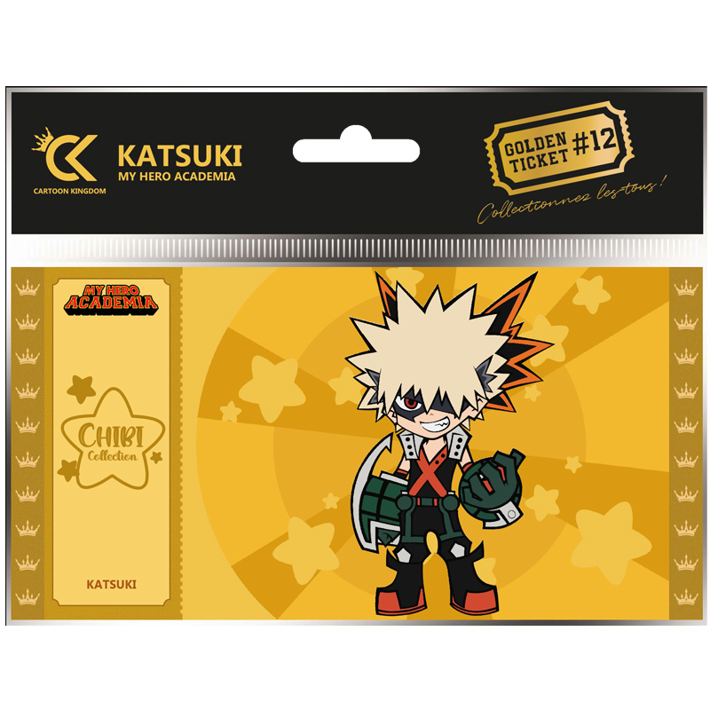 My Hero Academia Golden Ticket Chibi Katsuki Bakugo X10