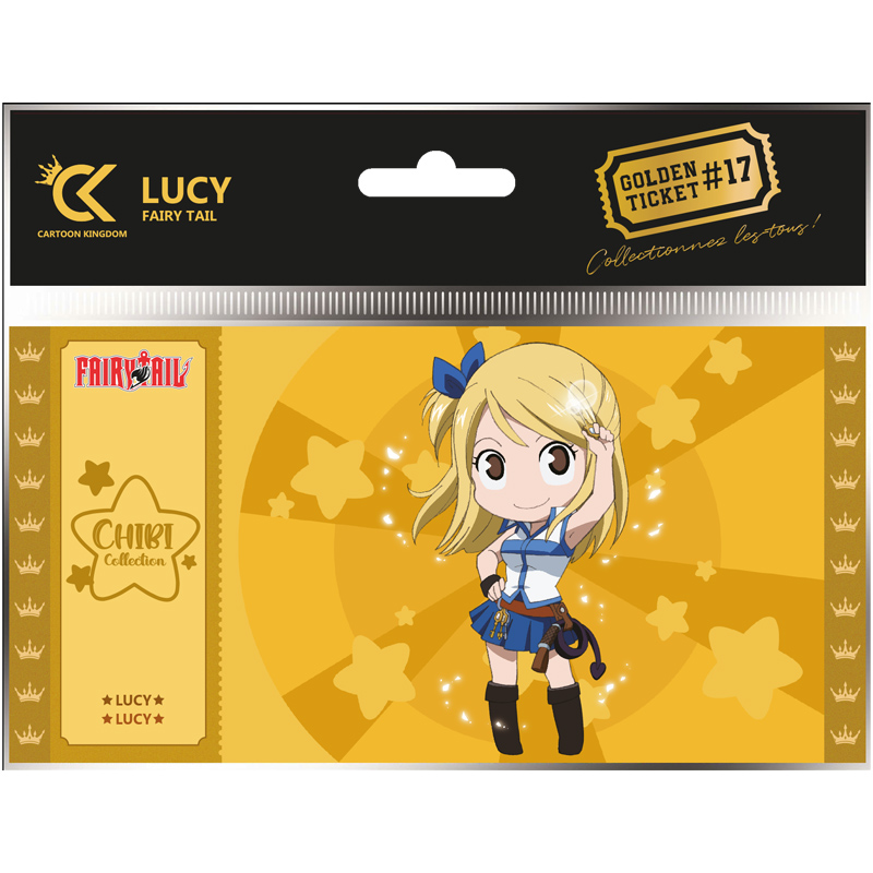 Fairy Tail Golden Ticket Chibi Lucy X10