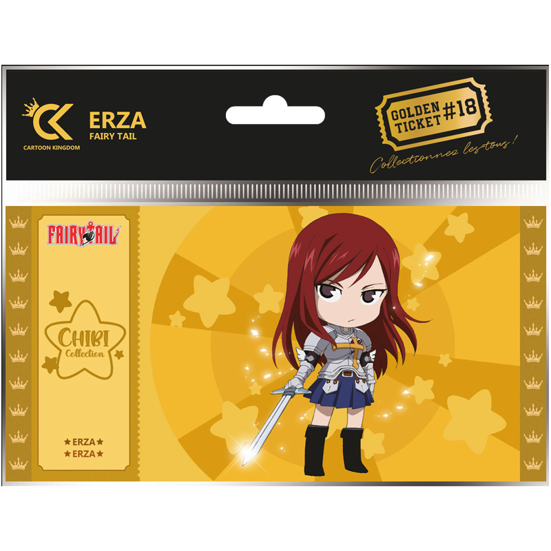 Fairy Tail Golden Ticket Chibi Erza X10