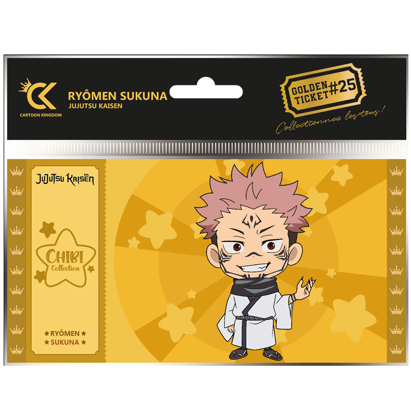 Jujutsu Kaisen Golden Ticket Chibi Ryomen Sukuna X10