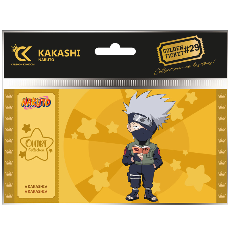 Naruto Golden Ticket Chibi Kakashi X10