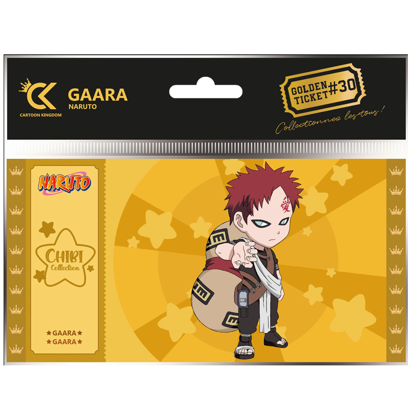 Naruto Golden Ticket Chibi Gaara X10