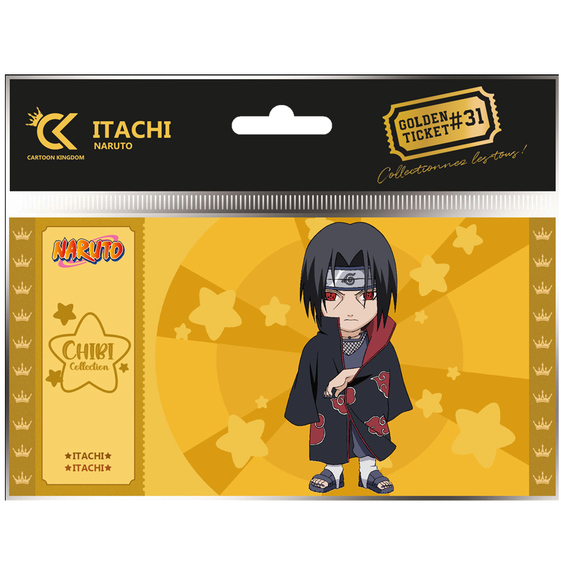 Naruto Golden Ticket Chibi Itachi X10