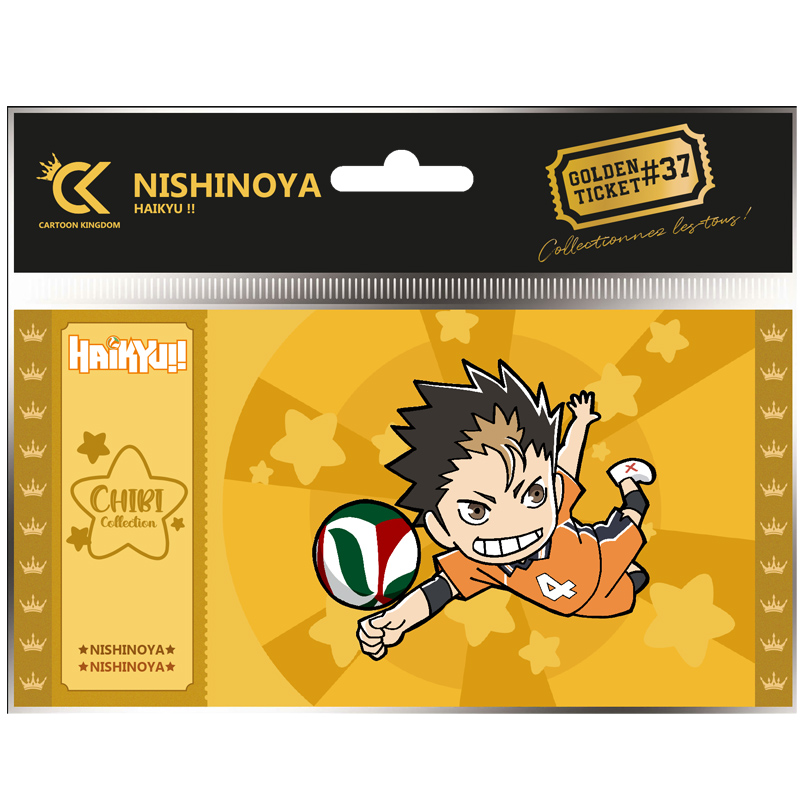 Haikyu!! Golden Ticket Chibi Nishinoya X10