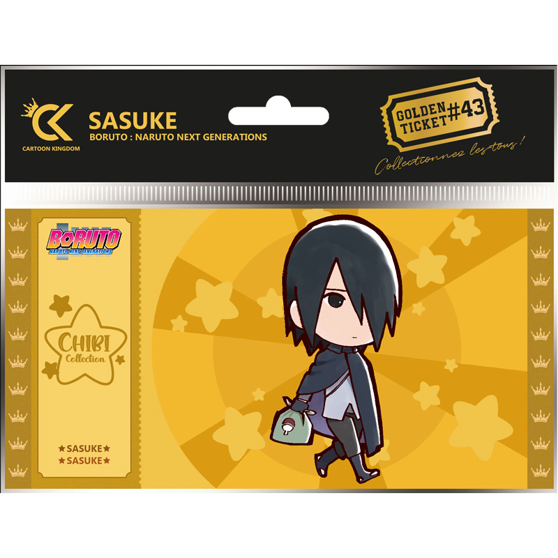 Boruto Golden Ticket Chibi Sasuke X10