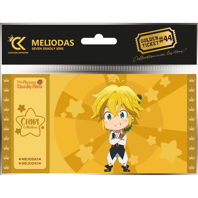 Seven Deadly Sins Golden Ticket Chibi Meliodas X10