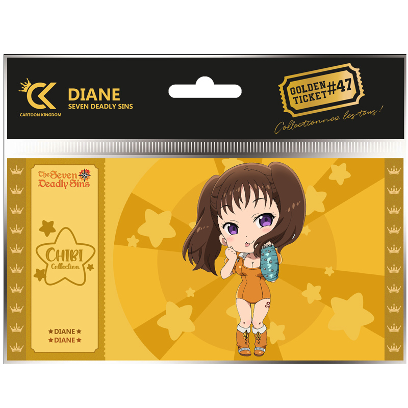 Seven Deadly Sins Golden Ticket Chibi Diane X10