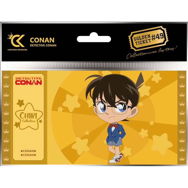 Detective Conan Golden Ticket Chibi Conan X10