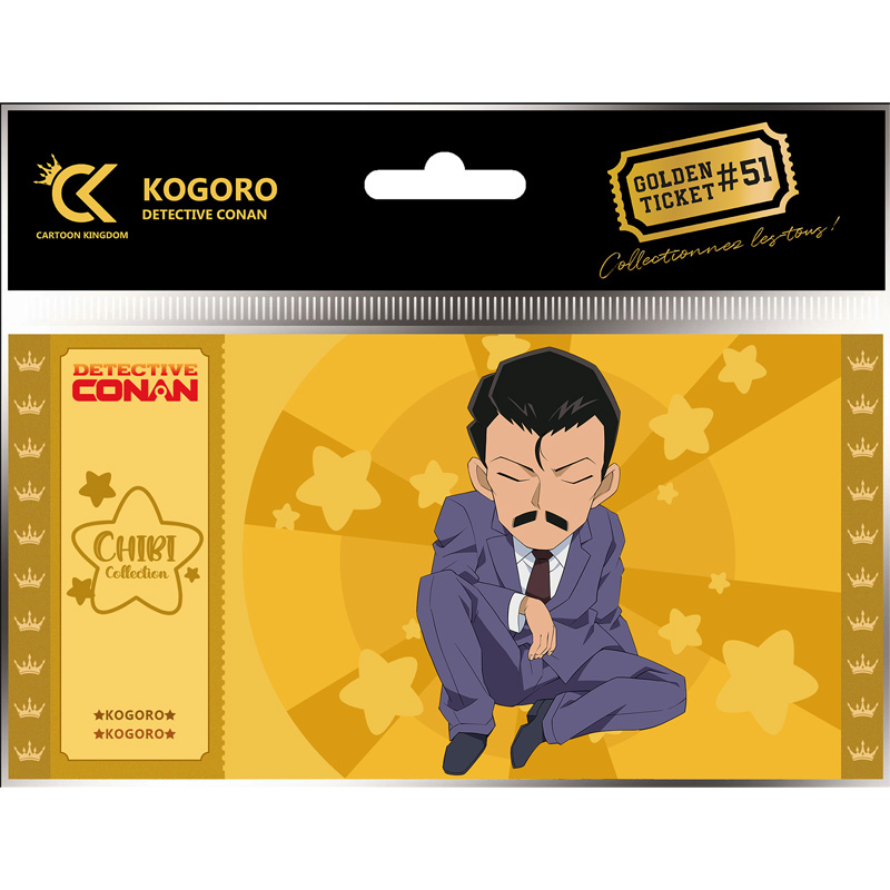 Detective Conan Golden Ticket Chibi Kogoro X10