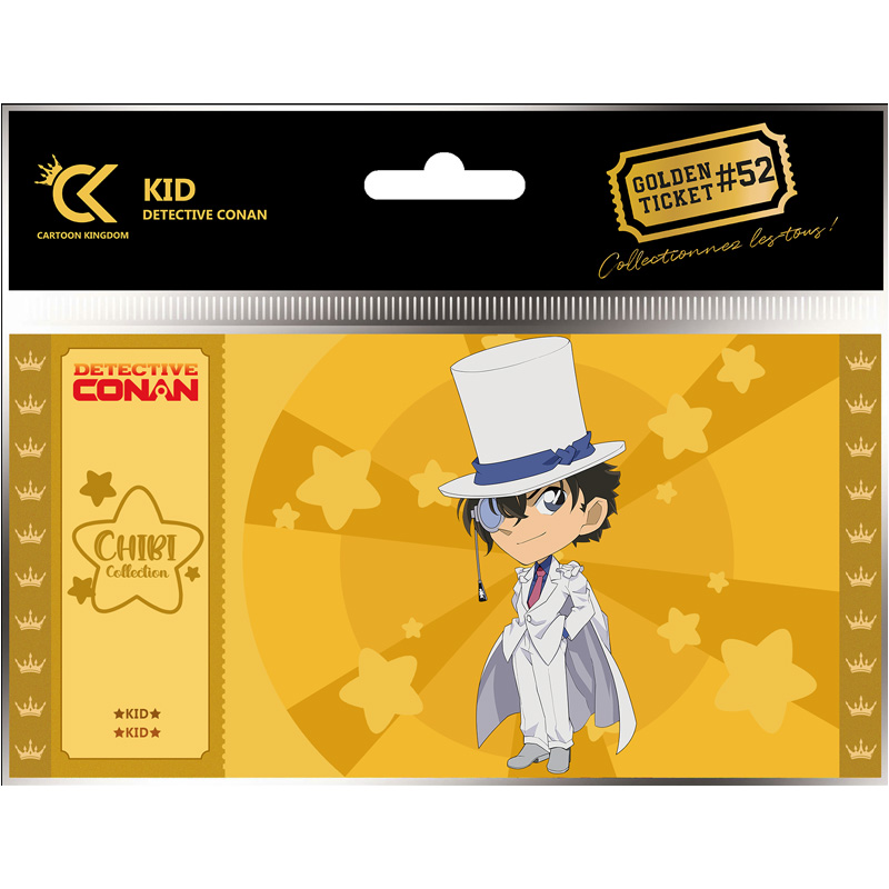 Detective Conan Golden Ticket Chibi Kid X10